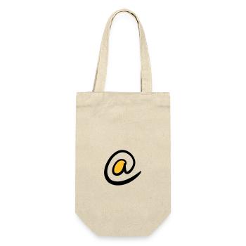 @ signe. Ät / À Symbole. Icônes Web. Émail. - Sac à bouteille - nature - Devant
