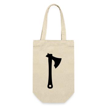 axe - Gift Bag for Bottles - nature - Front