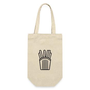 Frites - Sac à bouteille - nature - Devant