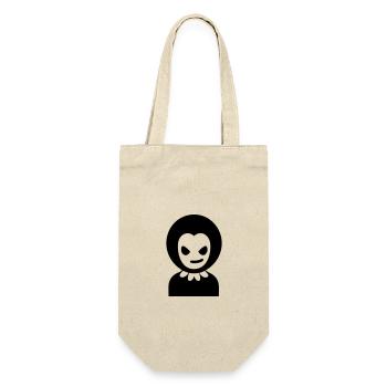 Vampir - Geschenkbeutel für Flaschen - Natur - Vorne