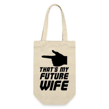 C’est ma future femme 001 - Sac à bouteille - nature - Devant