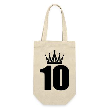 10 - Geschenkbeutel für Flaschen - Natur - Vorne