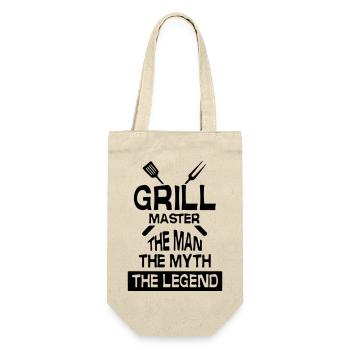 grill master the man the myth the legend - Gift Bag for Bottles - nature - Front