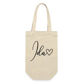Ida Surname First Name Girl - Gift Bag for Bottles - nature - Front