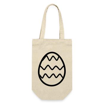 Egg - Gift Bag for Bottles - nature - Front