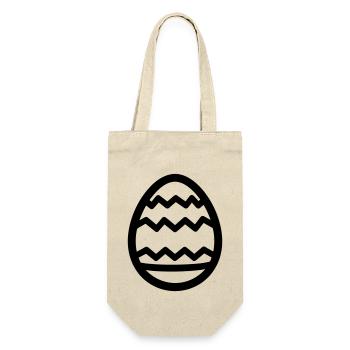 Egg - Gift Bag for Bottles - nature - Front
