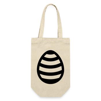 Egg - Gift Bag for Bottles - nature - Front