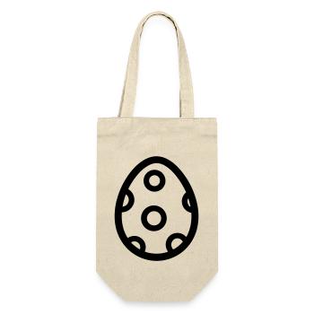 Egg - Gift Bag for Bottles - nature - Front