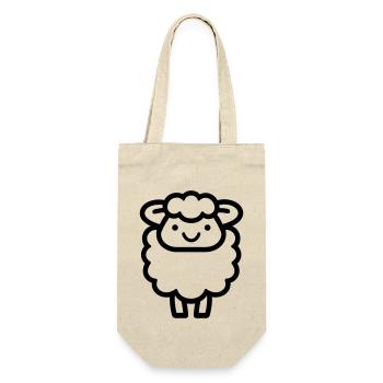 sheep - Gift Bag for Bottles - nature - Front