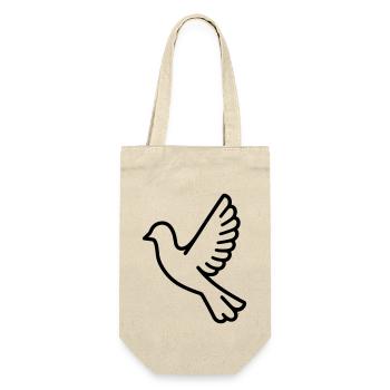Colombe - Sac à bouteille - nature - Devant