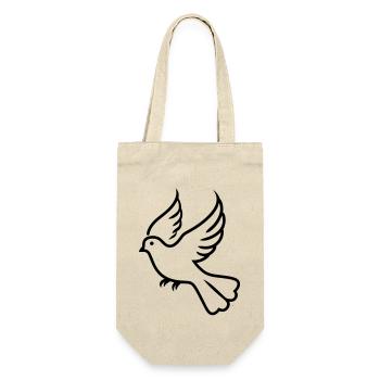 Colombe - Sac à bouteille - nature - Devant