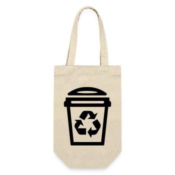 dustbin - Gift Bag for Bottles - nature - Front