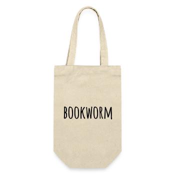 bookworm - Gift Bag for Bottles - nature - Front