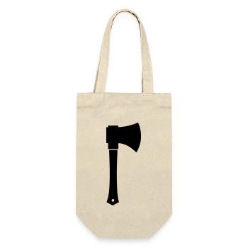 axe - Gift Bag for Bottles - nature - Front