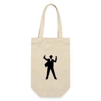 Booze Silhouette Party - Gift Bag for Bottles - nature - Front
