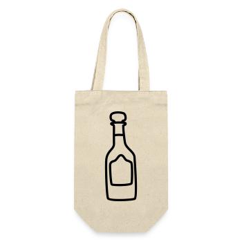 Bouteille de 1 - Sac à bouteille - nature - Devant