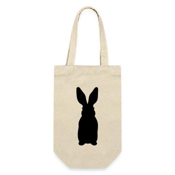 Rabbit - Gift Bag for Bottles - nature - Front
