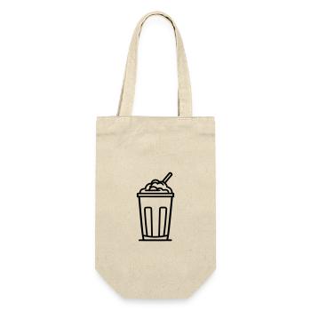 milkshake - Sac à bouteille - nature - Devant