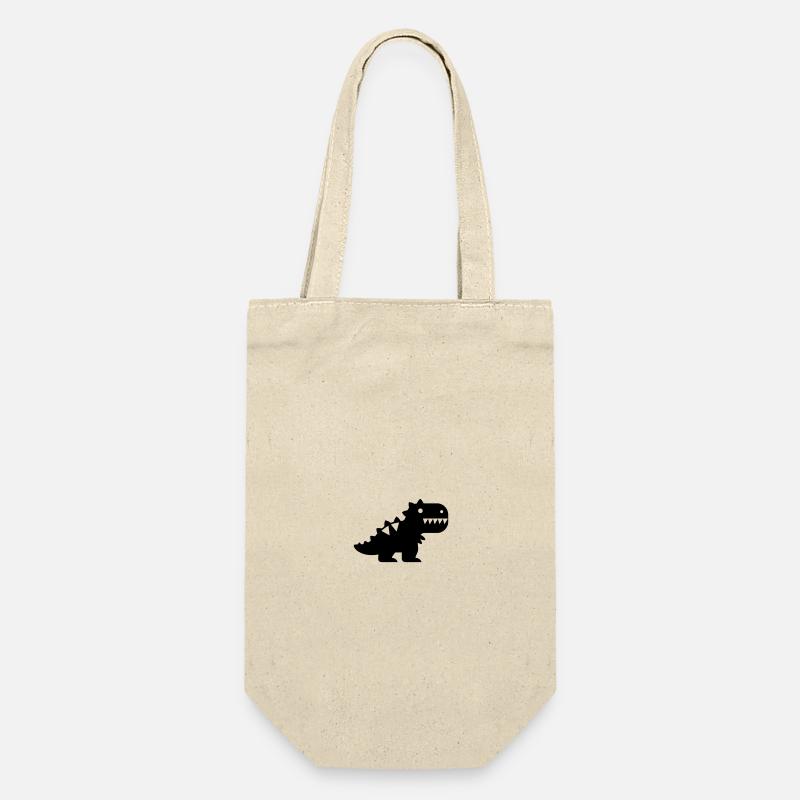 Dinosaurier - Geschenkbeutel für Flaschen - Natur