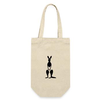 kangaroo - Gift Bag for Bottles - nature - Front