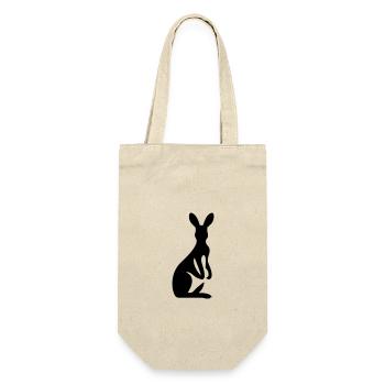 kangaroo - Gift Bag for Bottles - nature - Front