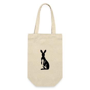 kangaroo - Gift Bag for Bottles - nature - Front