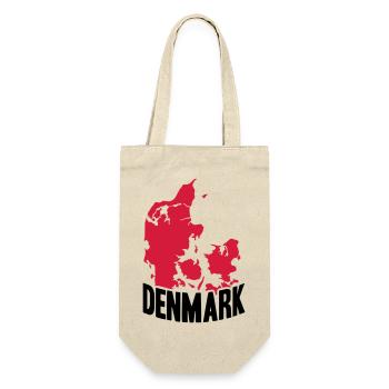Denmark national flag Danish pride Nordic - Gift Bag for Bottles - nature - Front