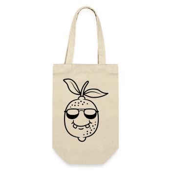 Sunglasses lemon design - Gift Bag for Bottles - nature - Front