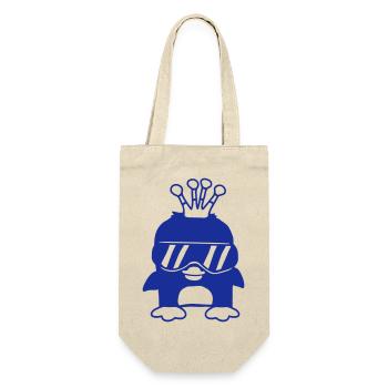 Couronne Pingouin Roi Reine Prince Princesse Petit - Sac à bouteille - nature - Devant