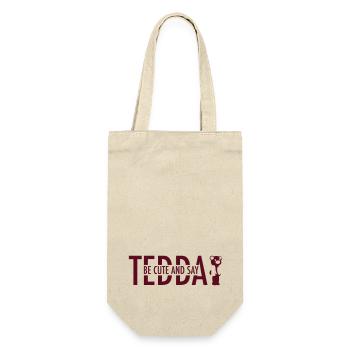 TEDDAY 1 - Geschenkbeutel für Flaschen - Natur - Vorne