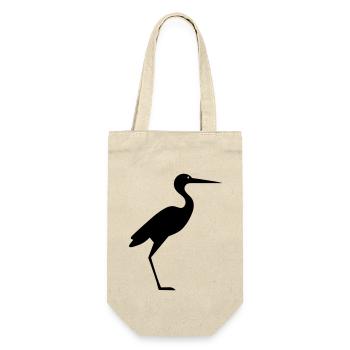 Simple petite cigogne - Sac à bouteille - nature - Devant