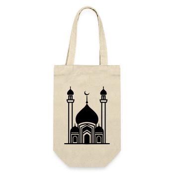 Moschee - Geschenkbeutel für Flaschen - Natur - Vorne