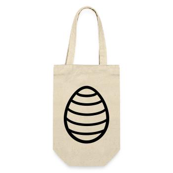 Easter Egg - Gift Bag for Bottles - nature - Front