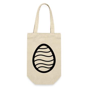 Egg - Gift Bag for Bottles - nature - Front
