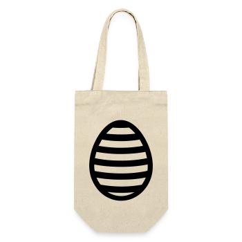 Egg - Gift Bag for Bottles - nature - Front