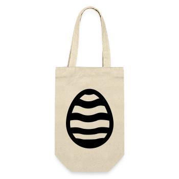 Egg - Gift Bag for Bottles - nature - Front