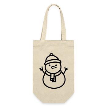 Bonhomme de neige - Sac à bouteille - nature - Devant