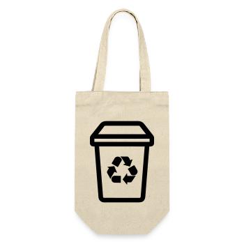 dustbin - Gift Bag for Bottles - nature - Front