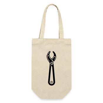 Pliers Tool - Gift Bag for Bottles - nature - Front