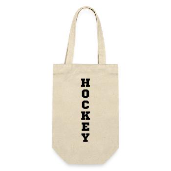 Hockey idée cadeau original - Sac à bouteille - nature - Devant