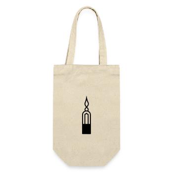 Candle - Gift Bag for Bottles - nature - Front
