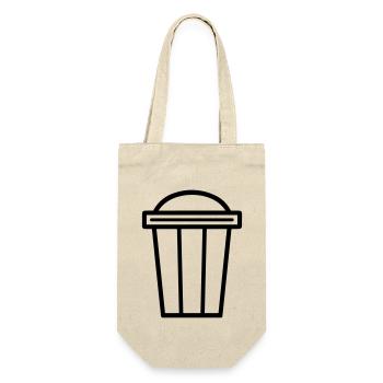 dustbin - Gift Bag for Bottles - nature - Front