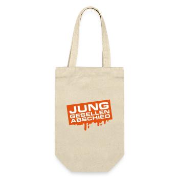 Junggesellenabschied Jga - Geschenkbeutel für Flaschen - Natur - Vorne