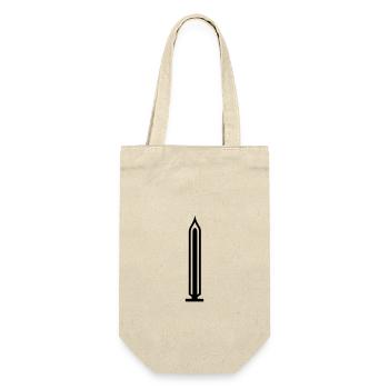 Candle - Gift Bag for Bottles - nature - Front