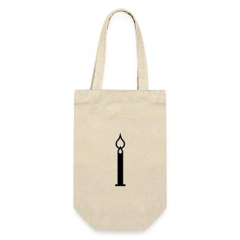 Candle - Gift Bag for Bottles - nature - Front