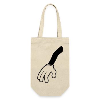 hand einzelner arm handschuh clipart ohne koerper - Geschenkbeutel für Flaschen - Natur - Vorne
