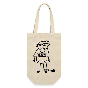 Convict Prisoner Husband - Prisoner - Gift Bag for Bottles - nature - Front