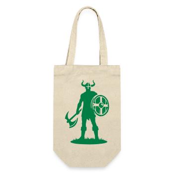 Viking Warrior - Gift Bag for Bottles - nature - Front