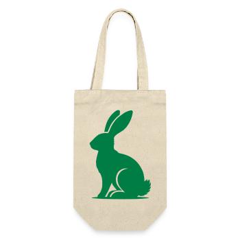 hare - Gift Bag for Bottles - nature - Front