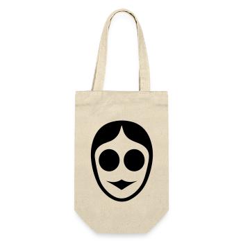 Clown - Geschenkbeutel für Flaschen - Natur - Vorne